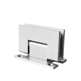 H Back 90 degree glass to wall door hinge